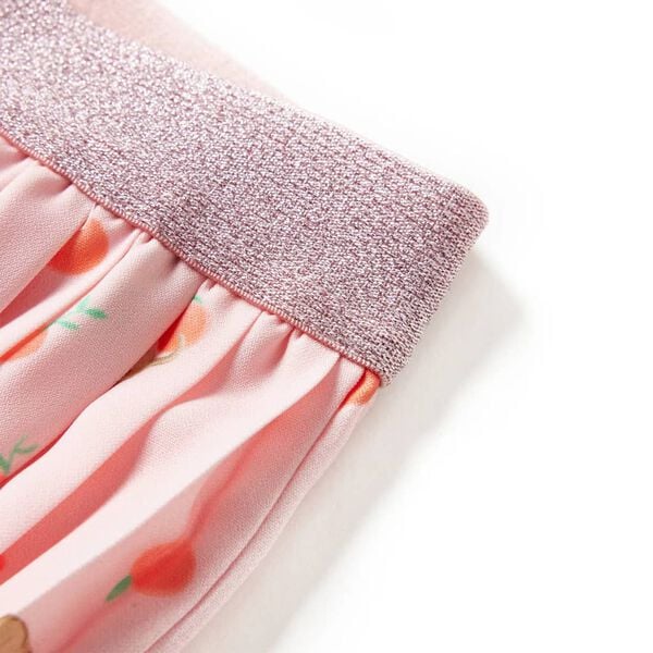 Jupe plissée enfants orange clair 128