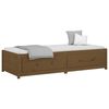 vidaXL Lit de jour sans matelas marron miel 90x200 cm bois pin massif