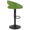 vidaXL Tabourets de bar lot de 2 vert clair velours