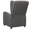 vidaXL Fauteuil de massage Gris clair Tissu