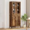 vidaXL Haut Armoire Bois Ancien 69,5 x 34 x 180 cm Bois d'ing&eacute;nierie