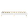 vidaXL Cadre de lit sans matelas blanc 90x200 cm bois d'ing&eacute;nierie