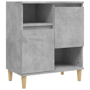 vidaXL Buffet Gris b&eacute;ton 60x35x70 cm Bois d'ing&eacute;nierie