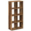 vidaXL Étagère séparatrice de pièce vieux bois 69,5x29x137,5 cm