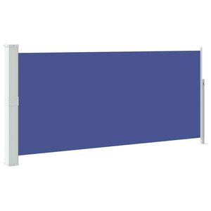 vidaXL Auvent lat&eacute;ral r&eacute;tractable 140 x 300 cm Bleu