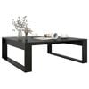 vidaXL Table basse Noir 100x100x35 cm Bois d&rsquo;ing&eacute;nierie