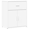 vidaXL Buffets 2 pcs blanc 60x31x70 cm bois d'ing&eacute;nierie