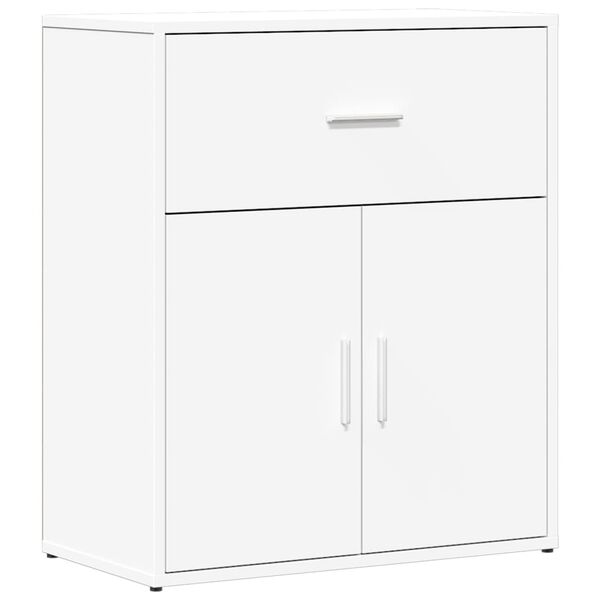 vidaXL Buffets 2 pcs blanc 60x31x70 cm bois d'ing&eacute;nierie