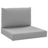 vidaXL Coussins de palette lot de 2 gris tissu oxford