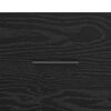 vidaXL Buffet Ch&ecirc;ne noir 100 x 30 x 59,5 cm Bois d'ing&eacute;nierie