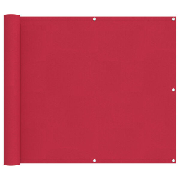 vidaXL &Eacute;cran de balcon Bordeaux 90 x 700 cm Oxford alu enduit de PU