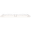 vidaXL Lit de palette blanc 100x200 cm bois de pin massif