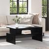vidaXL Table basse Chêne noir 90 x 55 x 42,5 cm Bois d'ingénierie