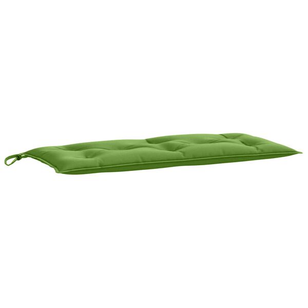 vidaXL Coussin de banc de jardin vert m&eacute;lang&eacute; 100x50x7 cm tissu