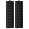 vidaXL &Eacute;tag&egrave;res suspendues de rangement 2 pcs 10 niveaux Tissu
