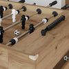 vidaXL Table de Foosball Ch&ecirc;ne Artisanal 146,5 x 74 x 85 cm