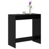 vidaXL Table de bar Ch&ecirc;ne noir 102 x 50 x 103,5 cm Bois d'ing&eacute;nierie
