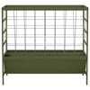 vidaXL Nourrisseur pour Animaux Vert olive 100 x 60 x 90 cm