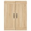 vidaXL Armoire murale ch&ecirc;ne sonoma 69,5x34x90 cm bois d'ing&eacute;nierie