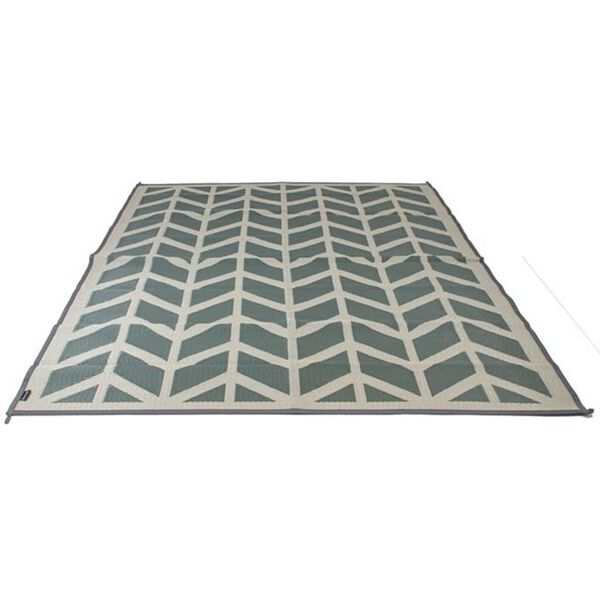Bo-Camp Tapis d'ext&eacute;rieur Chill mat Flaxton 2x1,8 m M vert