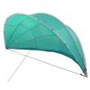vidaXL D&ocirc;me de piscine 472 x 460 x 229 cm Vert Mer