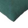 vidaXL Coussins de canapé 2 pcs Vert foncé 200 x 40 cm