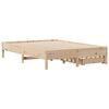 vidaXL Cadre de lit sans matelas 140x190 cm bois de pin massif