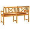 vidaXL Banc de jardin Marron 150 x 56 x 90 cm Bois d'acacia massif