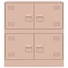 vidaXL Buffet rose 67x39x73 cm acier
