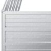 vidaXL Lit surélevé de jardin 100x40x77 cm Acier galvanisé Argenté