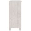 vidaXL Buffet HAMAR Blanc 85x35x80 cm Bois massif de pin