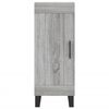 vidaXL Buffet Sonoma gris 34,5x34x90 cm Bois d'ing&eacute;nierie