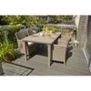 Allibert Chaises &agrave; d&icirc;ner de jardin 2 pcs Trenton Cappuccino