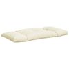 vidaXL Coussins de palette lot de 2 sable tissu