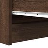 vidaXL Buffet ch&ecirc;ne marron 100x35x76 cm bois d'ing&eacute;nierie