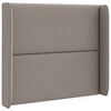 vidaXL Oreille de t&ecirc;te de lit Taupe 80 x 16 x 4 cm tissu
