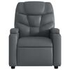 vidaXL Fauteuil de massage inclinable gris similicuir