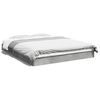 vidaXL Cadre de lit sans matelas gris b&eacute;ton 160x200 cm