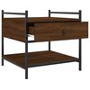 vidaXL Table basse chêne marron 50x50x50 cm bois d'ingénierie