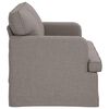 vidaXL Canap&eacute; Taupe 144 x 80 x 85 cm tissu