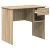 vidaXL Bureau Ch&ecirc;ne Sonoma 90 x 49 x 75 cm Bois d'ing&eacute;nierie