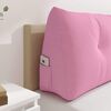 vidaXL Coussin de Dos Rose 140 x 24 x 50 cm tissu