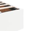 vidaXL Cadre de lit ottoman avec matelas blanc 120x190 cm similicuir