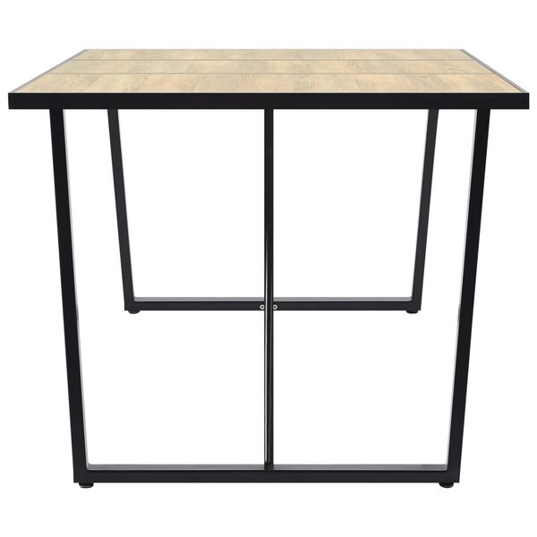 vidaXL Table de salle à manger Chêne 200x100x75 cm MDF