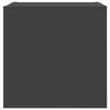 vidaXL Meuble TV mural Gris 30,5x30x30 cm