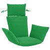 vidaXL Coussin Adirondack PUTTEN 100 % polyester Vert 60 x 145 x 10 cm