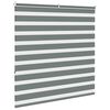 vidaXL Store z&egrave;bre gris fonc&eacute; largeur du tissu 135,9 cm polyester
