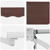 vidaXL Auvent r&eacute;tractable automatique marron 300x250 cm
