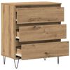 vidaXL Buffet Ch&ecirc;ne artisanal 60 x 35 x 70 cm Bois d'ing&eacute;nierie