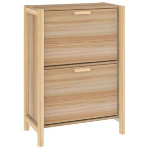 vidaXL Armoire &agrave; chaussures 57,5x33x80 cm Bois d'ing&eacute;nierie